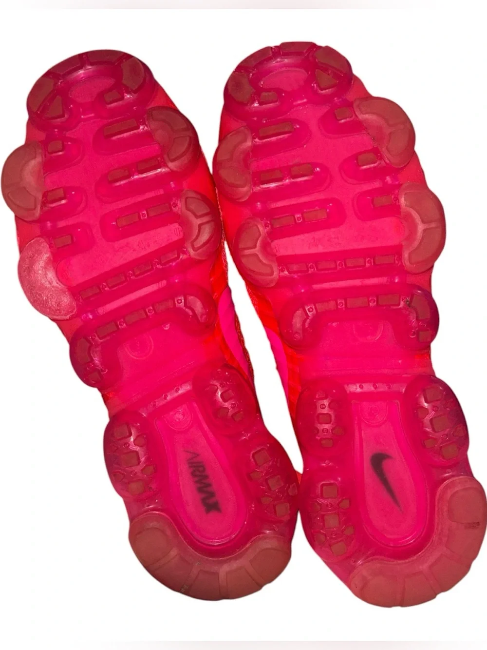 Nike Women’s VaporMax Flyknit Sneakers - Hot Pink